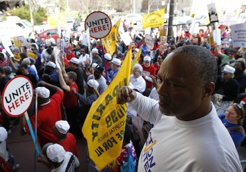 Labor Rally in Philadelphia / AP