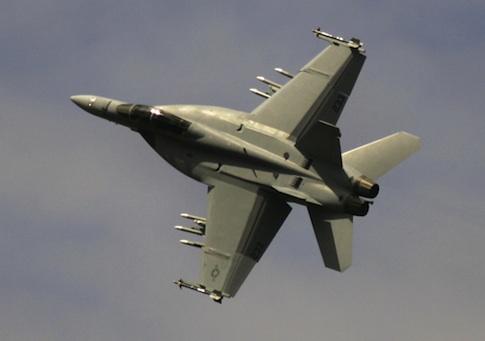 Boeing F-18 Super Hornet jet fighter / AP