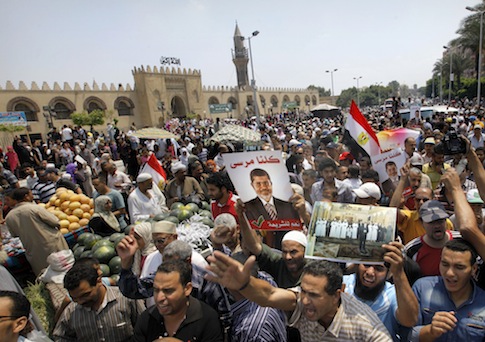 Muslim Brotherhood supporters in Egypt / AP