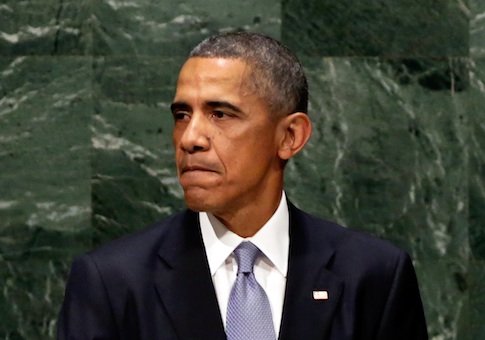 President Barack Obama addresses the United Nations General Assembly / AP