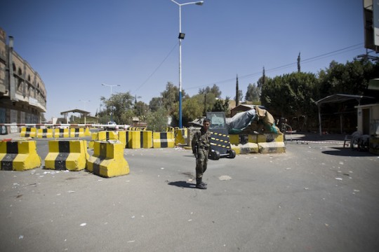 The evacuated U.S. Embassy in Sanaa, Yemen / AP