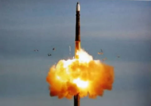Russian RS-26 missile / Russia-2 TV