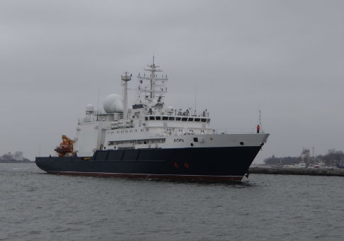 The Russian research ship Yantar