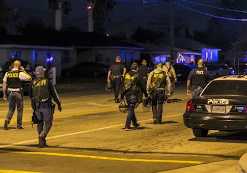 Scene of the shootings in San Bernardino, Calif. / AP