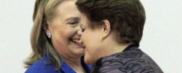 Hillary Clinton and Dilma Rousseff / AP
