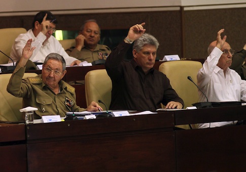 Raul Castro, other members of Cuban government