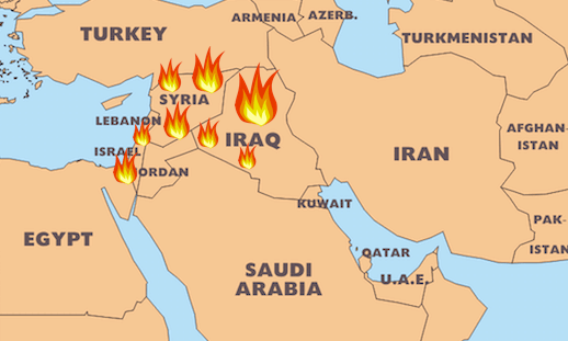 middle-east-map-political