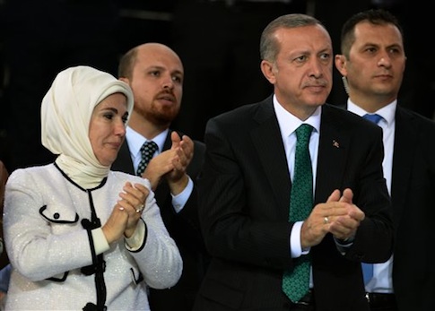 Emine and Recep Tayyip Erdogan