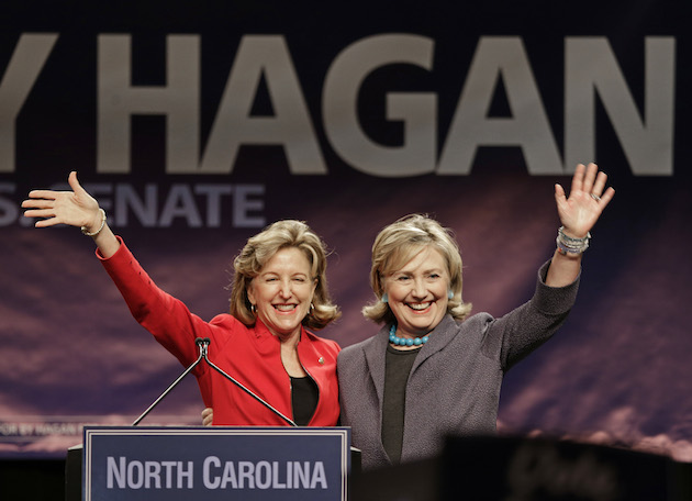 Hillary Clinton, Kay Hagan