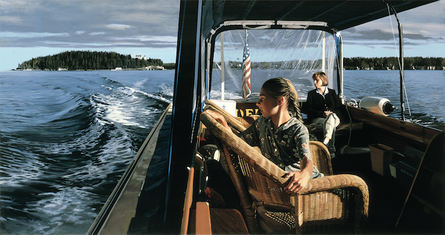 Richard Estes, Water Taxi, Mount Desert, 1999 / Courtesy of the Smithsonian American Art Museum