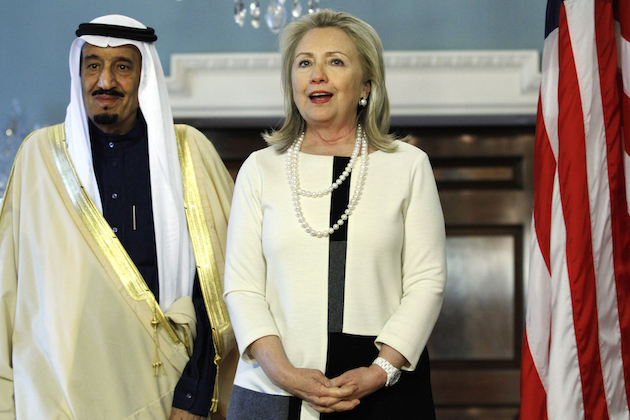 Hillary Rodham Clinton, Prince Salman bin Abdul-Aziz Al Saud