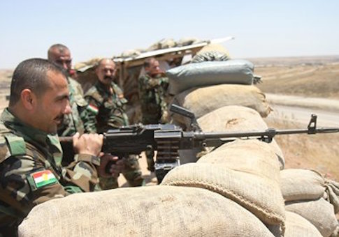 Kurdish Peshmerga soldiers in northern Iraq