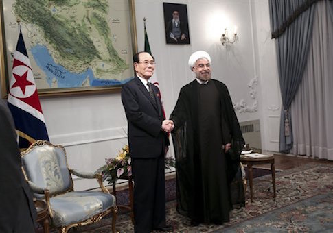 Hasan Rouhani, Kim Yong Nam