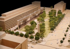 Design for the Eisenhower memorial by Frank Gehry / Eisenhower Memorial Commission