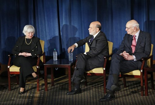 Janet Yellen, Ben Bernanke, Paul Volcker