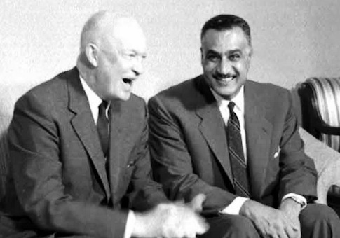 Eisenhower and Nasser in 1960