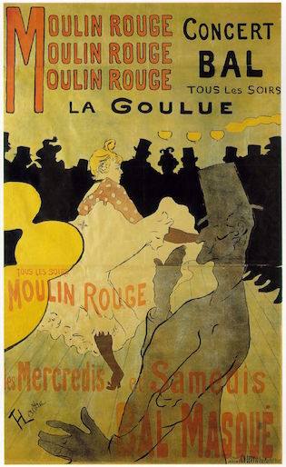 Toulouse-Lautrec Moulin Rouge