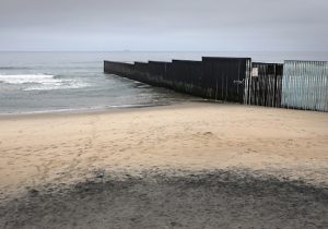The U.S.-Mexico border fence in Tijuana, Mexico