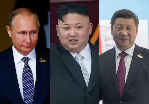 Putin Kim Xi