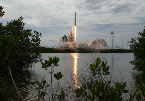 SpaceX Falcon 9 rocket is launched