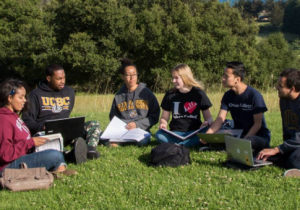 Students at UC Santa Cruz, one of the universities that circulated the "microaggressions" list / Facebook