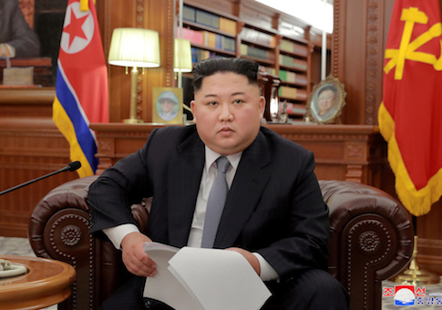 North Korean leader Kim Jong Un poses for photos in Pyongyang