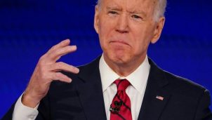 Democratic presidential candidate Joe Biden