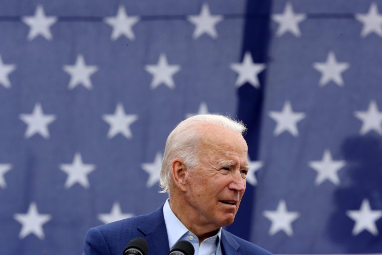 Joe Biden Campaigns In Warren, Michigan