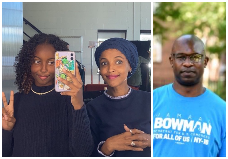 Jamaal Bowman Defends Ilhan Omar's Daughter After Suspension for Her Role in Anti-Israel Tent City at Columbia