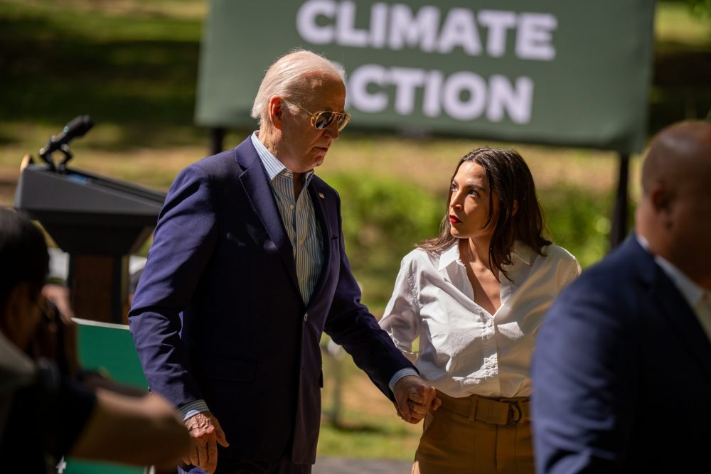 AOC Celebrates Anti-Israel Campus Protests During Event With Biden