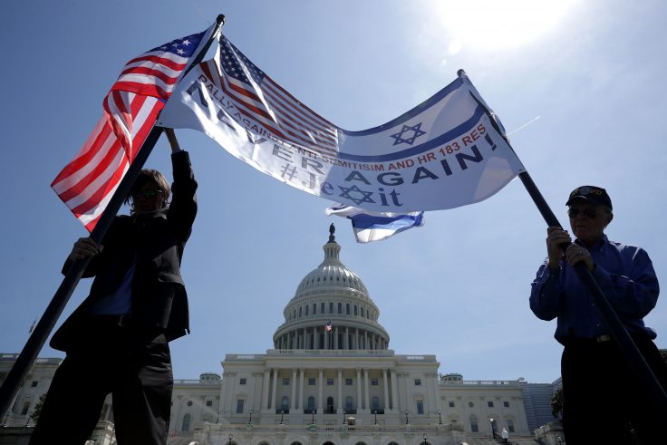 Rally Against Anti Semitism Held at Us Capitol