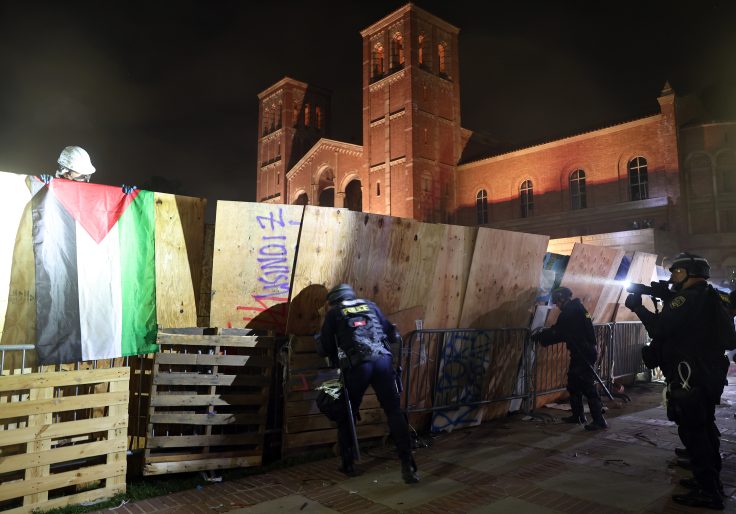 Police Clear Student Encampment On Ucla Campus