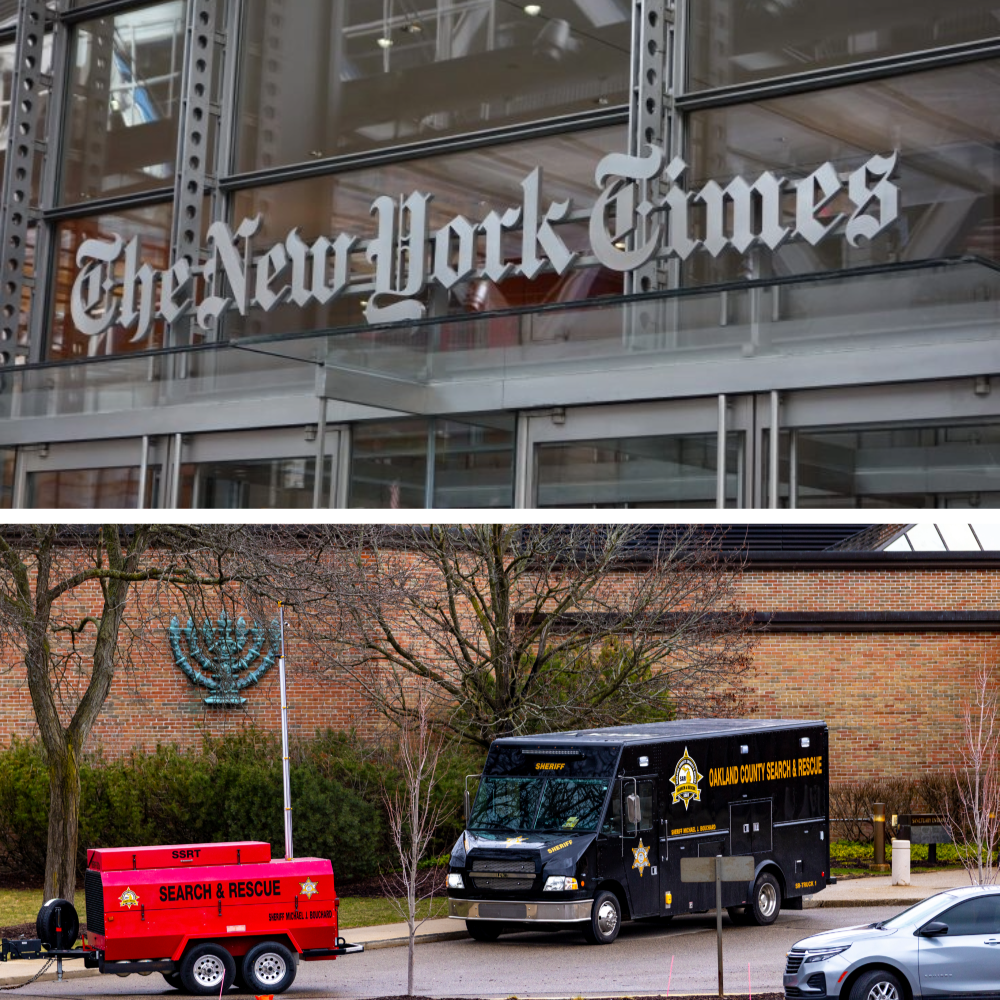 New York Times Coverage of Michigan Synagogue Attack Prompts Bipartisan Backlash
