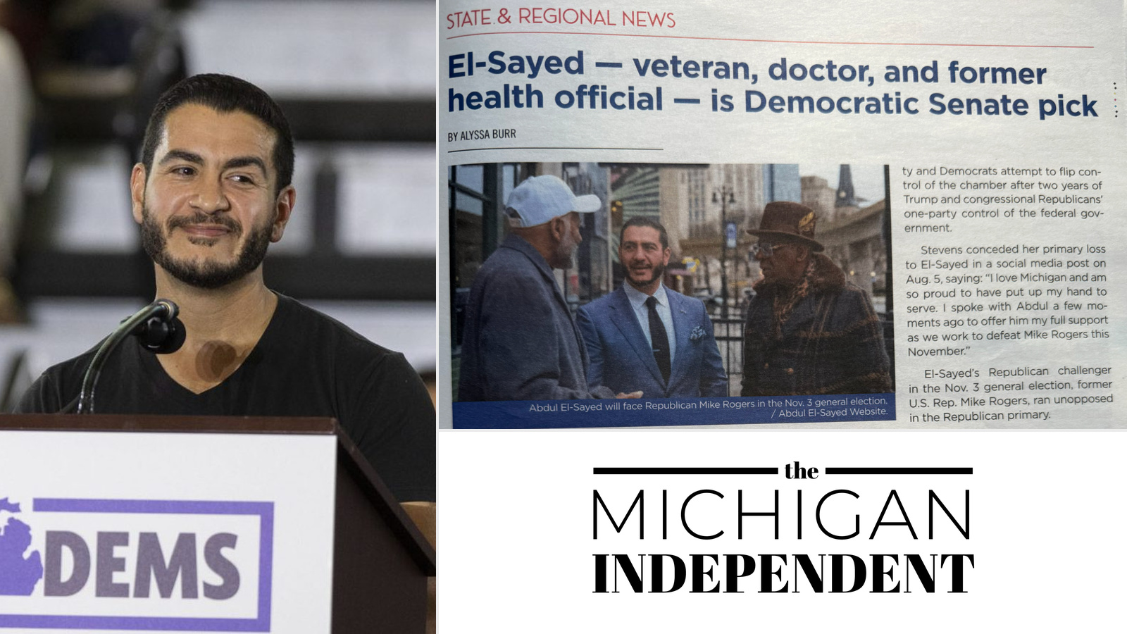 Soros-Funded Fake News Site Falsely Identified Abdul El-Sayed as 'Veteran' in Mailer Sent to Michigan Voters