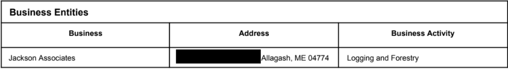 Troy Jackson's 'Logging' Company Is Actually a Consulting Firm, Records Show